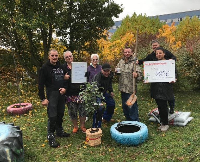 Der 1. Preis ist im Jugendclub Meiningen angekommen