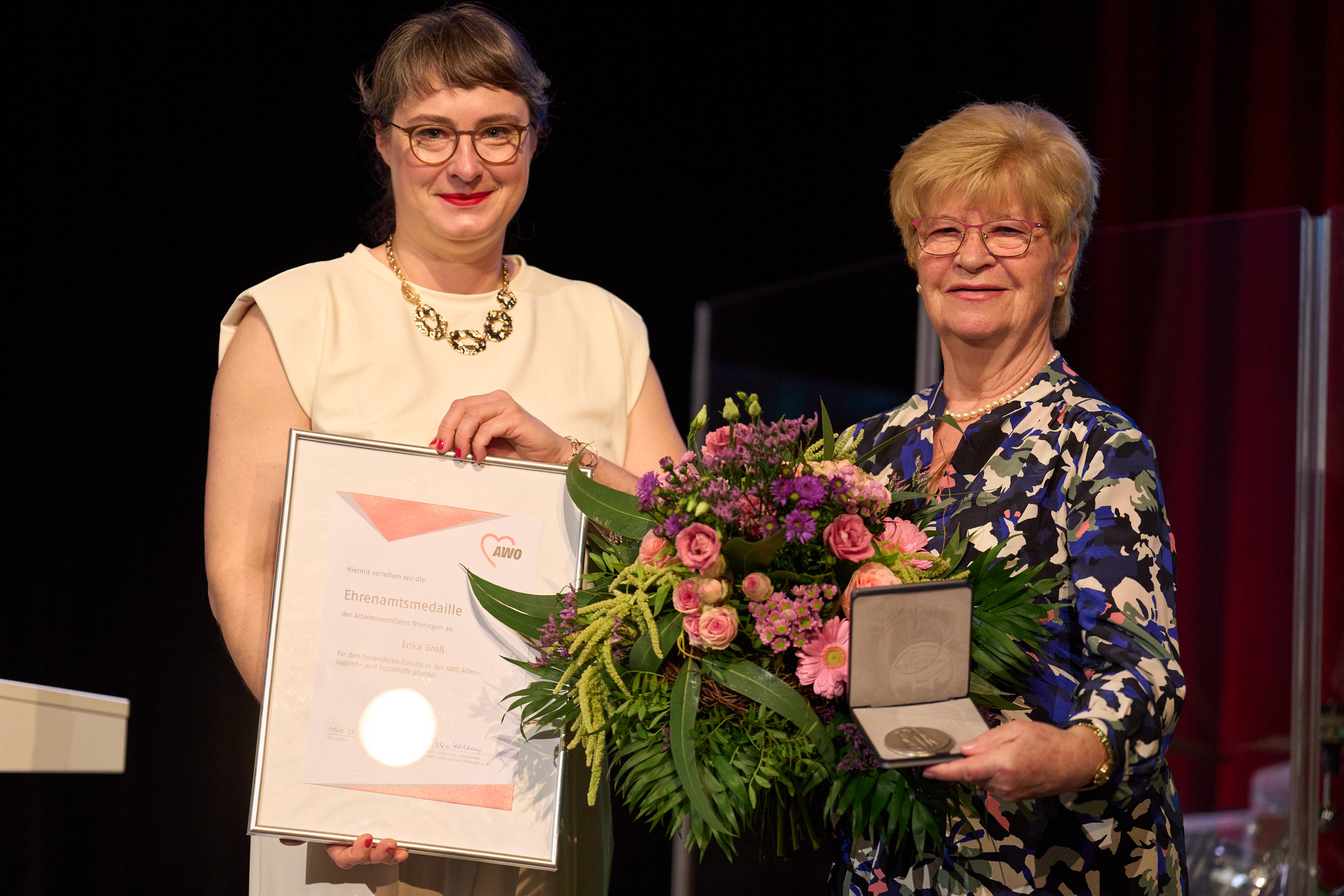 Ulrike Grosse-Röthig und Erika Große